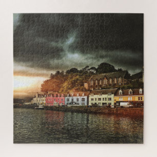 Stormy Portree Isle Of Skye Scotland Travel Jigsaw Puzzle