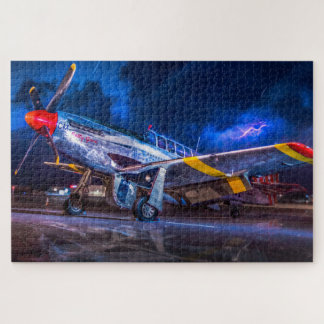 Stormy Pre-Flight Check Jigsaw Puzzle