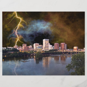 Stormy Richmond Skyline