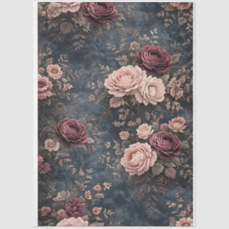 Stormy Roses  Tissue Paper