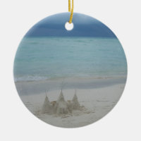 Stormy Sandcastle Beach Landscape Photo