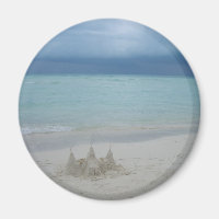 Stormy Sandcastle Beach Landscape Photo