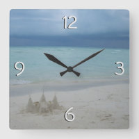 Stormy Sandcastle Beach Landscape Photo