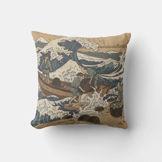 Stormy Sea Cushion (Front)