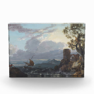 Stormy Sea with Castle Ruin and Figures (c.1725-18 Photo Block