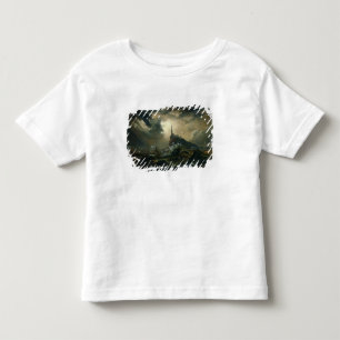 Stormy sea with Lighthouse Toddler T-Shirt