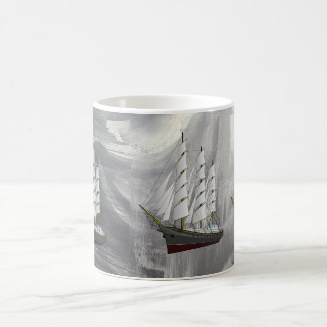 Stormy Seas  Coffee Mug (Center)