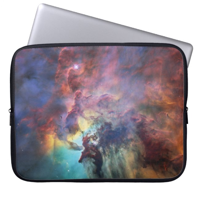 Stormy Seas of Lagoon Nebula in Sagittarius Laptop Sleeve (Front)