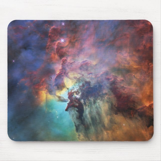 Stormy Seas of Lagoon Nebula in Sagittarius Mouse Pad (Front)
