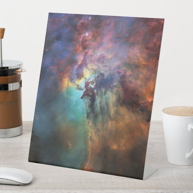 Stormy Seas of Lagoon Nebula in Sagittarius Pedestal Sign (In SItu)