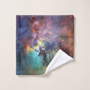 Stormy Seas of Lagoon Nebula in Sagittarius Wash Cloth