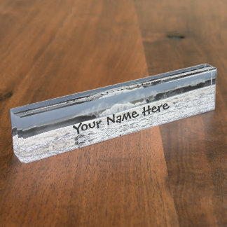 Stormy Seas of the Atlantic Ocean Nameplate