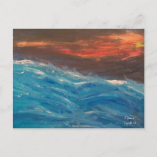 Stormy Seas postcard