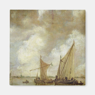 Stormy Seascape, 1655 Magnet