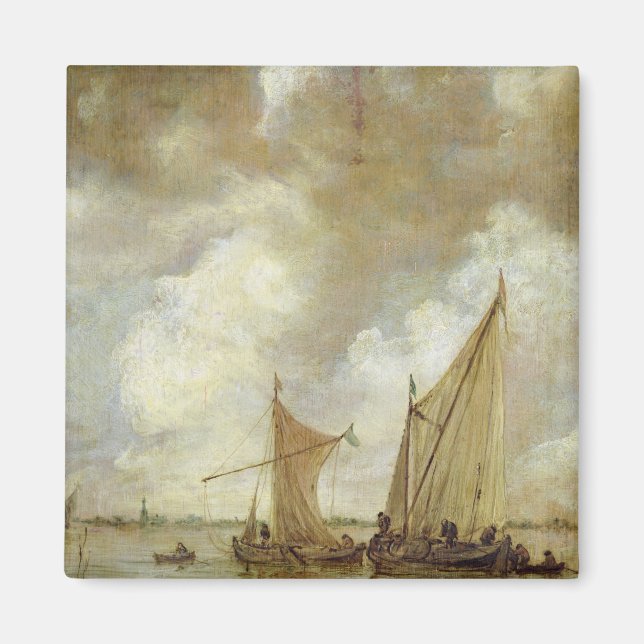 Stormy Seascape, 1655 Magnet (Front)