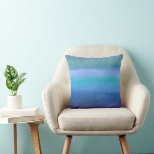 Stormy Skies Abstract Art Cushion