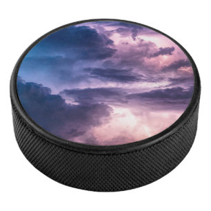 Stormy Skies Hockey Puck