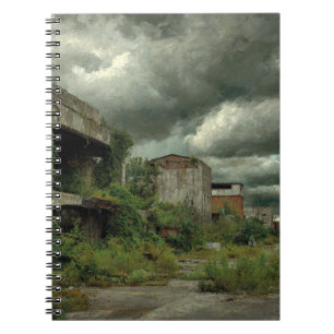 Stormy Skies Overgrown Ruins Notebook
