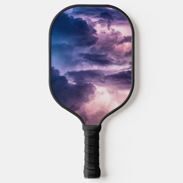 Stormy Skies Pickleball Paddle (Front)
