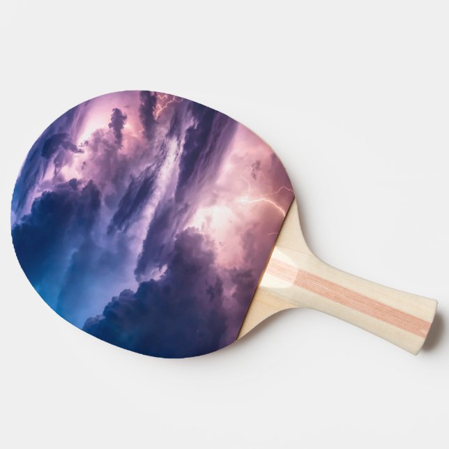 Stormy Skies Ping Pong Paddle (Back Side)