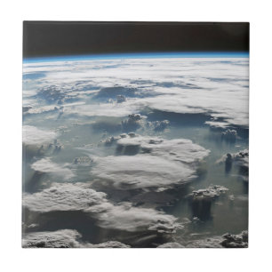 Stormy Sky Above The Amazon Ceramic Tile