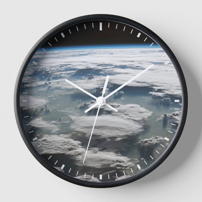 Stormy Sky Above The Amazon Clock (Front)