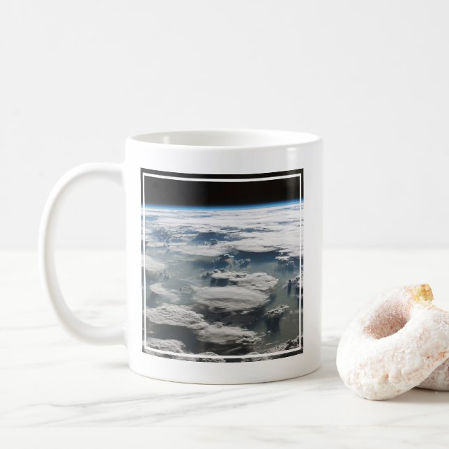 Stormy Sky Above The Amazon Coffee Mug (With Donut)