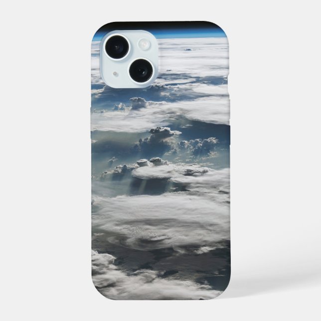 Stormy Sky Above The Amazon iPhone 15 Case (Back)
