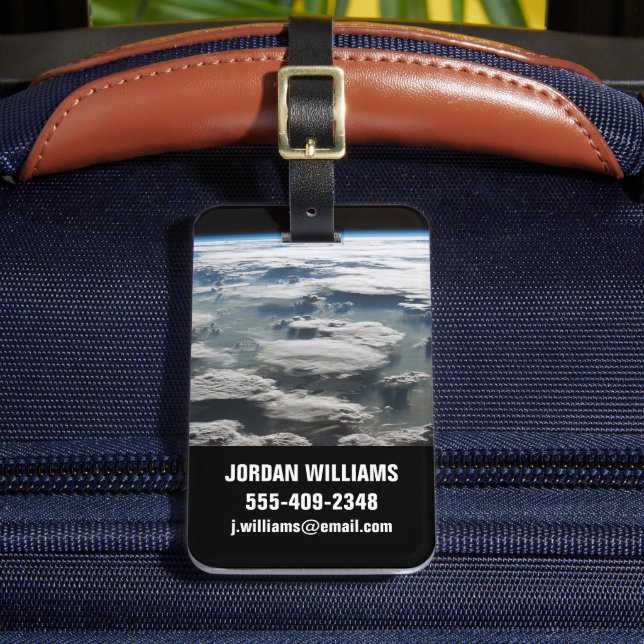 Stormy Sky Above The Amazon Luggage Tag (Front Insitu 2)