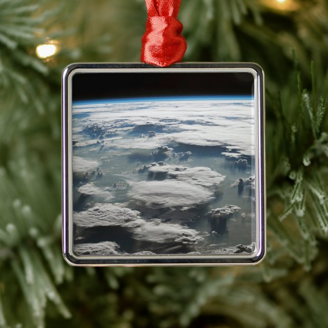 Stormy Sky Above The Amazon Metal Ornament (Tree)