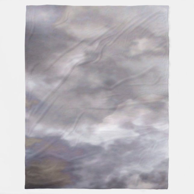 Stormy Sky Fleece Blanket (Front)
