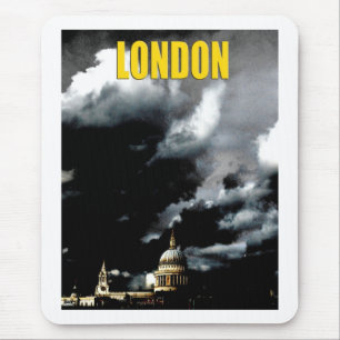 Stormy St Paul's Cathedral Mouse Pad