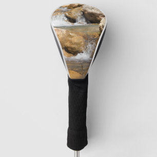 Stormy stream in spring golf head cover
