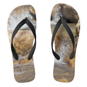 Stormy stream in spring thongs