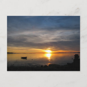 Stormy Sunset Postcard