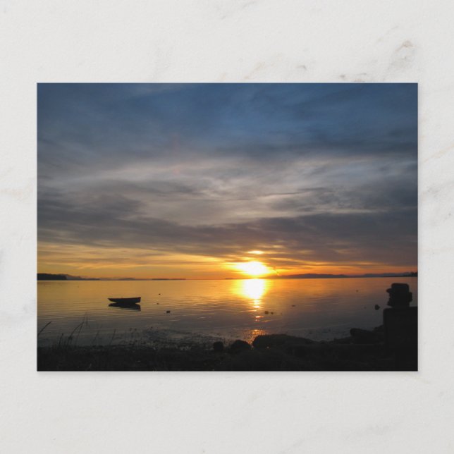 Stormy Sunset Postcard (Front)