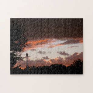 Stormy Texas Sunset Jigsaw Puzzle