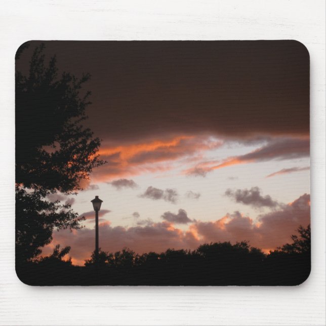 Stormy Texas Sunset Mouse Pad (Front)