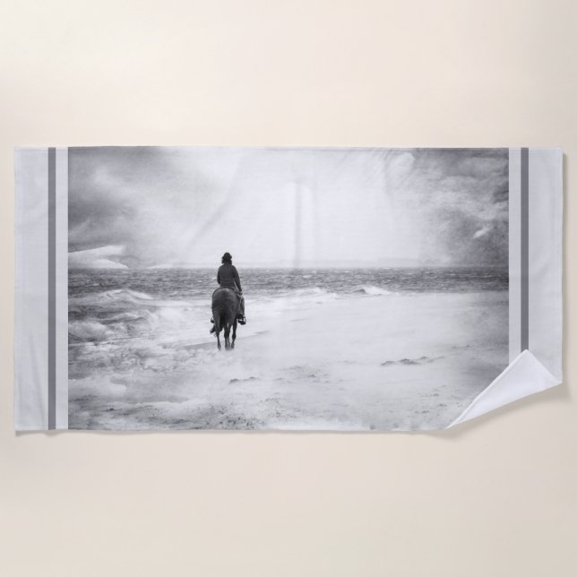 Stormy Times - Beach Towel (Front)