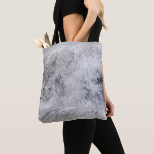 Stormy Wave Crashing Tote Bag