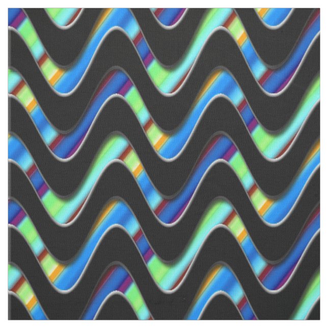 Stormy  Waves...... Fabric (Swatch)