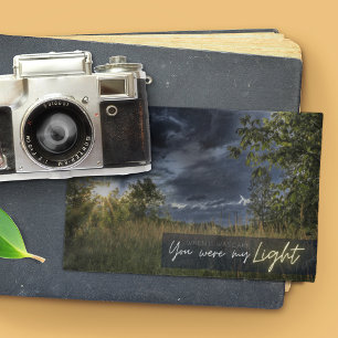 Stormy Weather Dark Skies Thank You Card