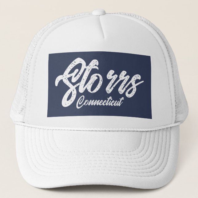 Storrs, CT REPRESENT T-Shirt! Trucker Hat (Front)