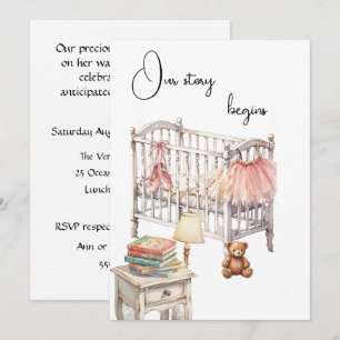 Story Book Baby Shower Invitation