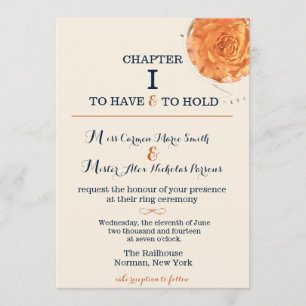 Story Book Wedding Invitation