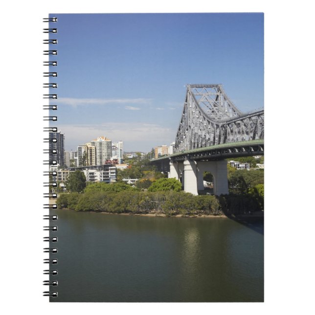 Story Bridge, Brisbane River, and Kangaroo Notebook (Front)