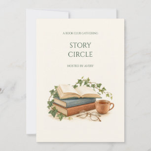 Story Circle Book Club Gathering Invitation