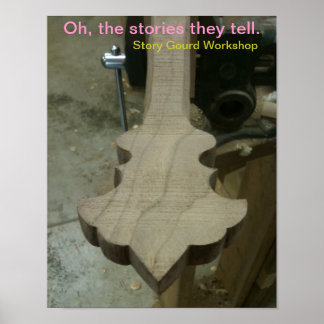 Story Gourd Poster-Neck Poster