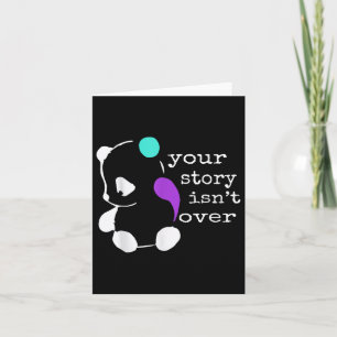 Story Not Over - Semicolon Gift Suicide Prevention Card