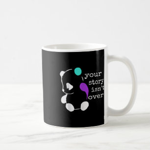 Story Not Over - Semicolon Gift Suicide Prevention Coffee Mug
